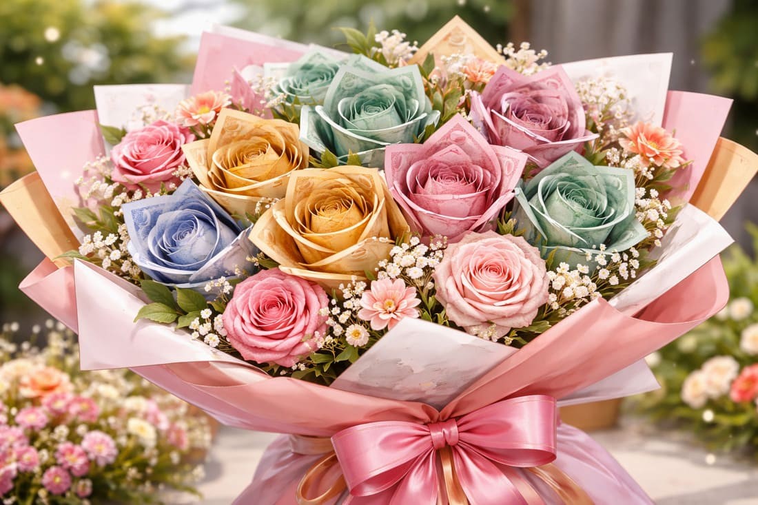 Pretty Money Bouquets? Not in Every Country
