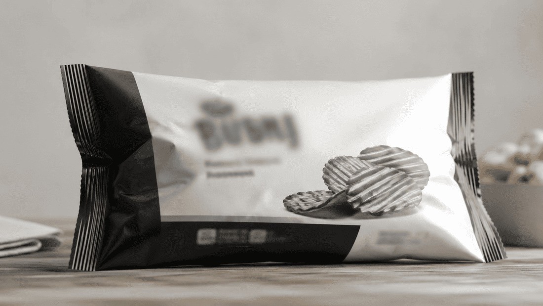 No More Colors! Snack Bags Change to Black and White