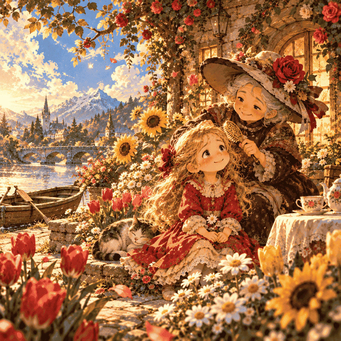 The Snow Queen(4) Gerda and the Flower Garden