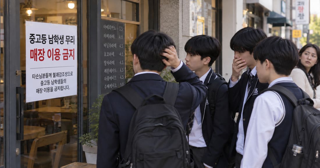 Cafe in Seoul Bans Teenage Boys, Sparks Debates About Discrimination